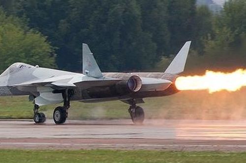 Siêu tiêm kích tàng hình Su-57 của Nga gặp nạn