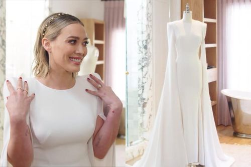 Hilary Duff và bí mật đằng sau chiếc váy cưới trong mơ
