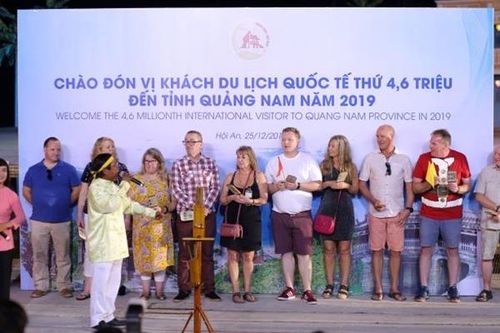 Quảng Nam: Chào đón vị khách quốc tế thứ 4,6 triệu năm 2019