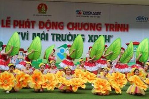 Phát động chương trình 'Vì mái trường xanh' 2019