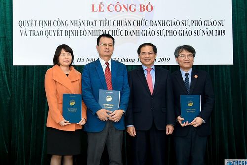 Học viện Ngoại giao trao Quyết định bổ nhiệm chức danh Giáo sư, Phó giáo sư năm 2019