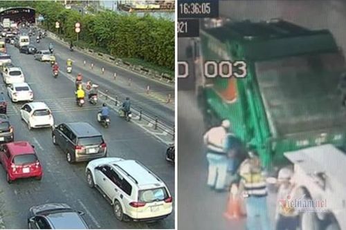 Giao thông tê liệt vì xe chở rác nằm 'bất động' giữa hầm Thủ Thiêm