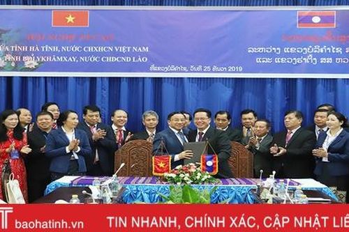 Hà Tĩnh và Bôlykhămxay xây dựng hình mẫu về hợp tác hữu nghị đặc biệt Lào - Việt