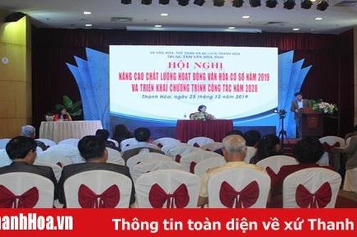 Nâng cao chất lượng hoạt động văn hóa cơ sở