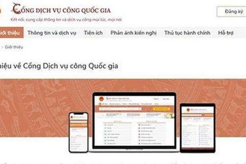 Tất cả dịch vụ Điện mức độ 4 được đưa lên Cổng Dịch vụ công Quốc gia