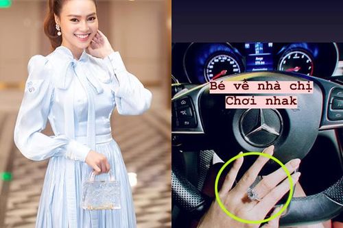 Ninh Dương Lan Ngọc khoe nhẫn kim cương sau loạt đồ hiệu và xe riêng