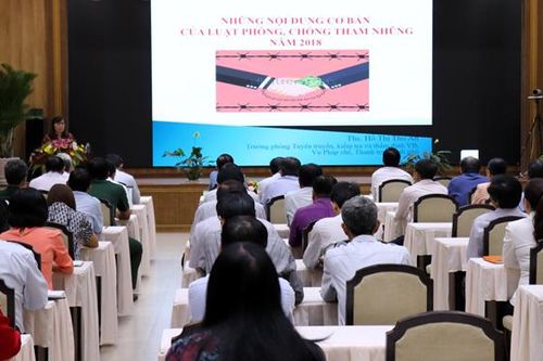 Triển khai trực tuyến các quy định liên quan phòng, chống tham nhũng