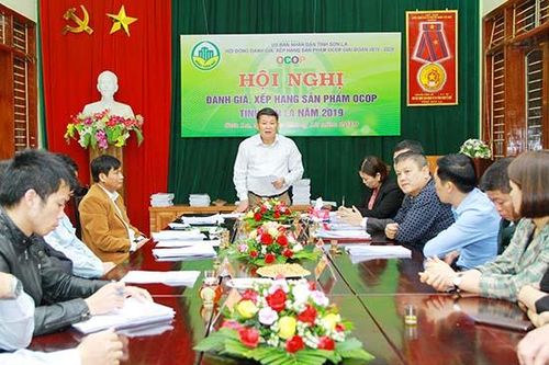 Hội nghị đánh giá, xếp hạng sản phẩm OCOP tỉnh Sơn La năm 2019