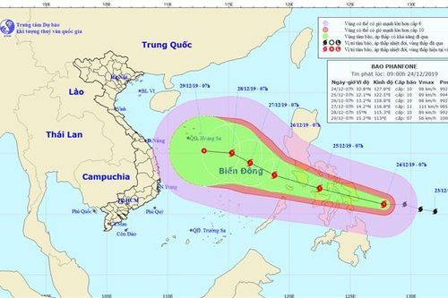 Bão số 8 Phanfone ảnh hưởng thế nào đến thời tiết đất liền nước ta?