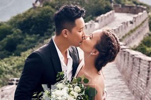 Ảnh cưới ở Vạn Lý Trường Thành của Hàn Canh và mỹ nhân 'Chiến Lang'