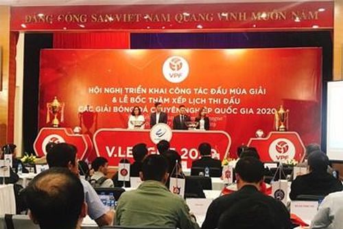 Bốc thăm xếp lịch thi đấu các Giải Bóng đá chuyên nghiệp quốc gia 2020