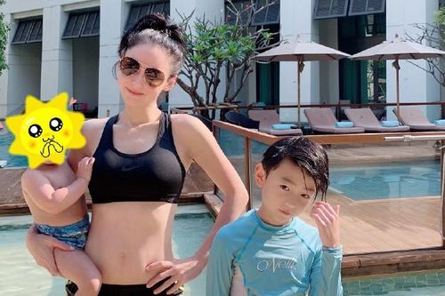 Trương Bá Chi hiếm hoi đăng ảnh đi bơi, vòng eo thon nuột dù đã ba con