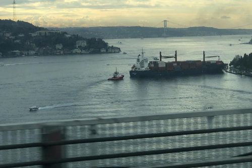 Tàu chở hàng gặp tai nạn tại eo biển Bosphorus của Thổ Nhĩ Kỳ