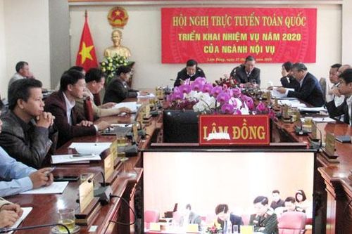 Trực tuyến toàn quốc triển khai nhiệm vụ của ngành Nội vụ năm 2020