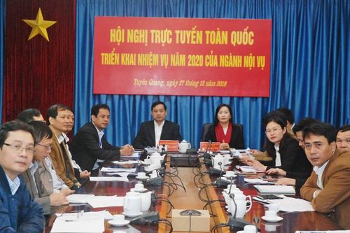 Hội nghị trực tuyến toàn quốc triển khai công tác nội vụ năm 2020