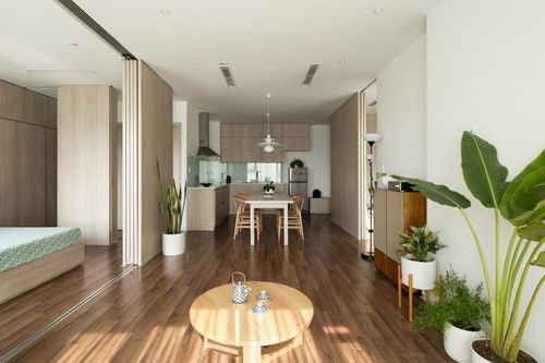 Chung cư được cải tạo có không gian mở như nhà phố