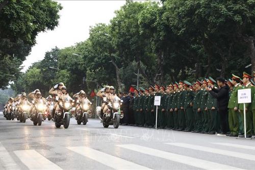 Ra quân Năm An toàn giao thông 2020 và đợt cao điểm bảo đảm trật tự, an toàn giao thông ở Thủ đô