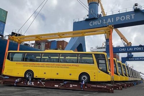 Thaco xuất khẩu xe bus thương hiệu Việt sang Philippines