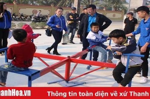 Khánh thành điểm vui chơi cho trẻ em tại xã Quảng Lưu (Quảng Xương)