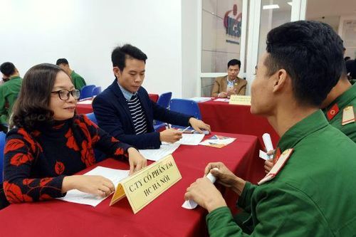 Hơn 1.000 bộ đội xuất ngũ được tuyển dụng tại các phiên giao dịch việc làm