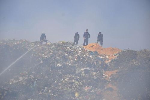 Cháy bãi rác, Đà Lạt mịt mờ trong khói