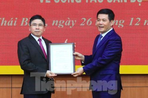 Thủ tướng, Ban Bí thư quyết định nhân sự tại Thái Bình