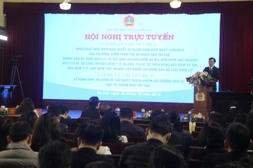 TANDTC tổ chức tập huấn phổ biến chính sách pháp luật về bảo hiểm
