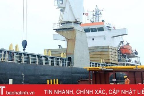Sản lượng hàng hóa qua các cảng biển Hà Tĩnh tăng 29% so với năm 2018