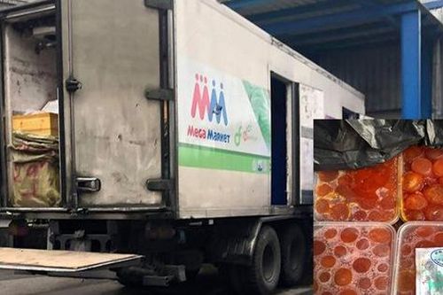 Bắt 2 container thịt đông lạnh nhập lậu tại siêu thị MM Mega Market