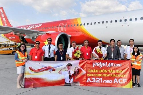 Vietjet nhận thêm tàu bay A321neo ACF hiện đại hàng đầu thế giới