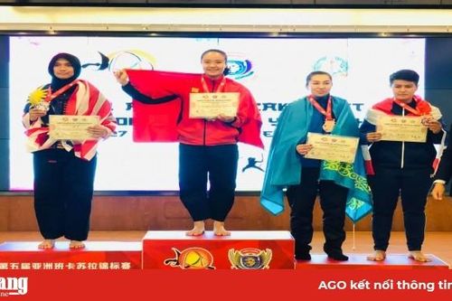 Nữ võ sĩ Pencak silat Nguyễn Thị Cẩm Nhi đoạt huy chương vàng Châu Á