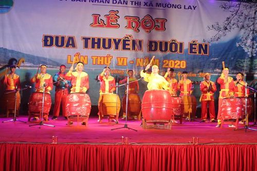 Khai mạc Lễ hội Đua thuyền đuôi én thị xã Mường Lay lần thứ VI năm 2020