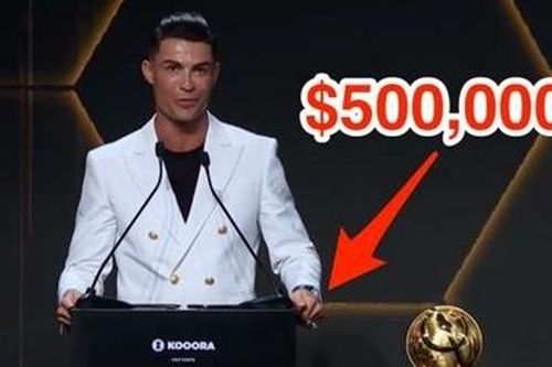 Để kiểu tóc lạ, đeo đồng hồ nửa triệu USD, Ronaldo gây sốt mạng xã hội