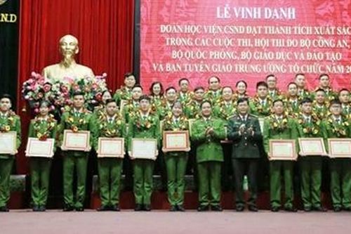 Học viện CSND vinh danh các tập thể, cá nhân xuất sắc trong các cuộc thi, Hội thi