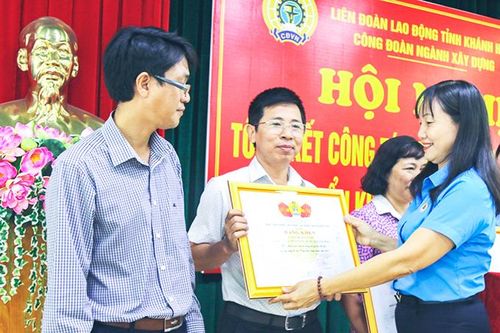 Công đoàn ngành Xây dựng: Chú trọng nâng cao chất lượng công đoàn cơ sở