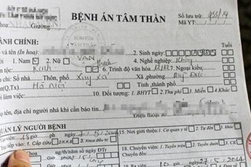 Đang thụ án tù chung thân bỗng dưng có bệnh án tâm thần