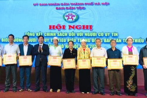 Hà Nội chi 1,1 tỷ đồng thực hiện chính sách dân tộc cho người có uy tín