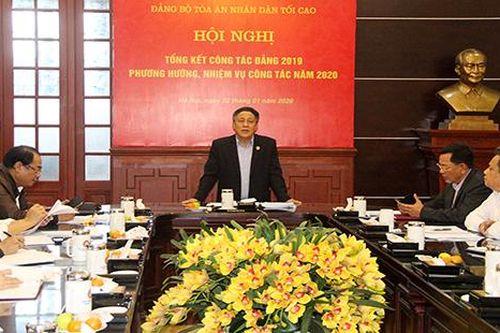 Đảng ủy TANDTC triển khai nhiệm vụ công tác năm 2020