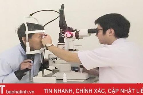 Bệnh viện Mắt Hà Tĩnh triển khai kỹ thuật laser quang đông điều trị bệnh glôcôm tân mạch