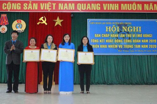 LĐLĐ huyện Đức Trọng: Vượt kế hoạch nhiều chỉ tiêu LĐLĐ tỉnh giao