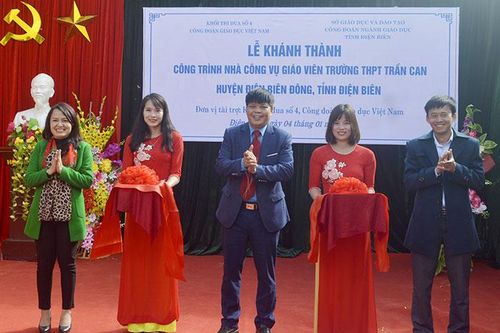 Khánh thành nhà công vụ giáo viên Trường THPT Trần Can