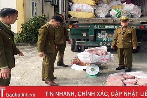 Quản lý thị trường Hà Tĩnh phát hiện 1.892 vụ vi phạm, xử phạt gần 2,9 tỷ đồng