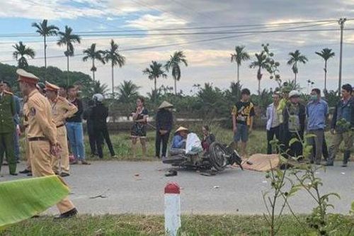 Hải Dương: Hai xe máy đấu đầu, 1 người tử vong