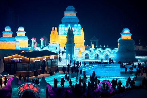 Vương quốc băng đa sắc màu ở Trung Quốc