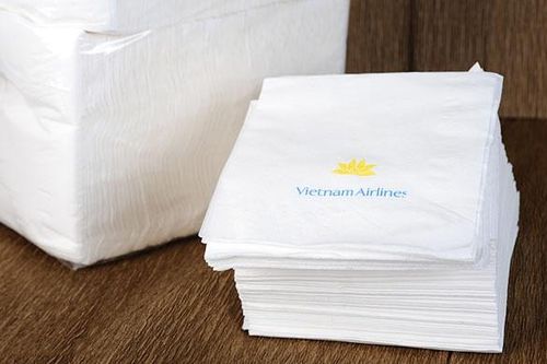Xưởng sản xuất giấy ăn giả nhãn hiệu Vietnam Airlines
