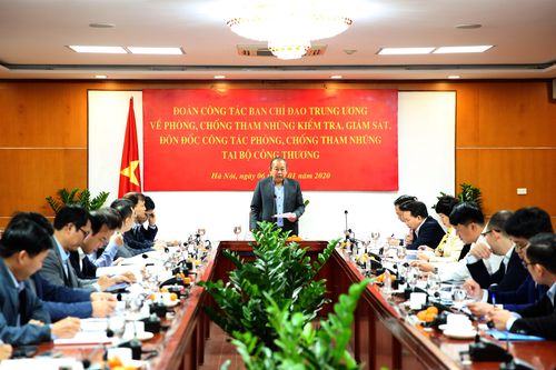 Kiểm tra, đôn đốc công tác phòng chống tham nhũng tại Ban Cán sự Đảng Bộ Công Thương