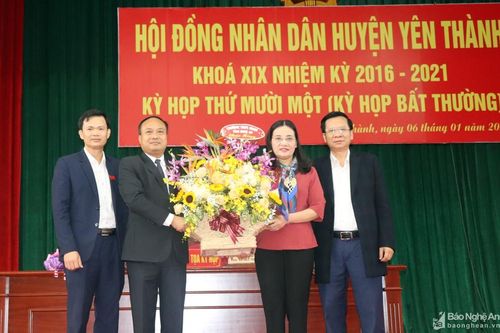 Yên Thành bầu bổ sung chức danh Chủ tịch HĐND huyện