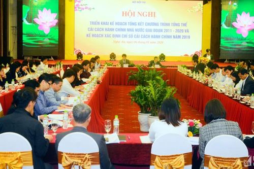 Bộ Nội vụ yêu cầu các tỉnh tự chấm điểm Chỉ số cải cách hành chính năm 2019 khách quan, toàn diện