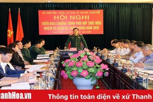 Tăng cường phối hợp thực hiện nhiệm vụ quân sự, quốc phòng