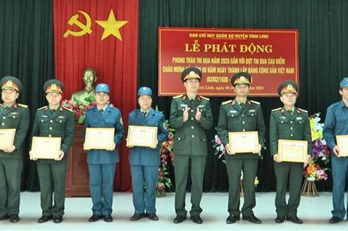 Vĩnh Linh: Tập huấn cán bộ quân sự cơ sở năm 2020